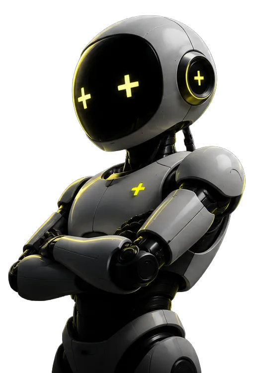 Enho, das Roboter-Maskottchen der Werbeagentur enho.de